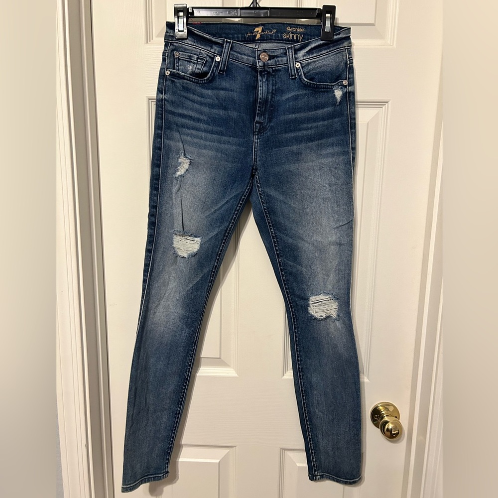 7 for all Mankind skinny jeans, size 27